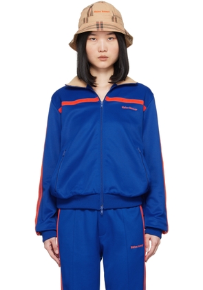 Wales Bonner Blue adidas Originals Edition Stand Collar Track Jacket