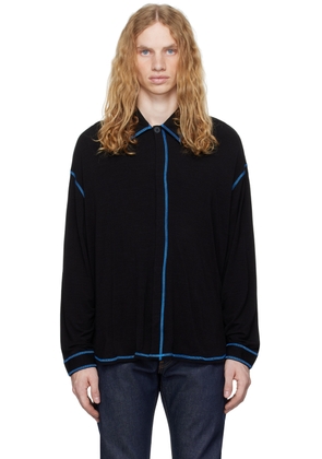 SUNNEI Black Jersey Over Shirt