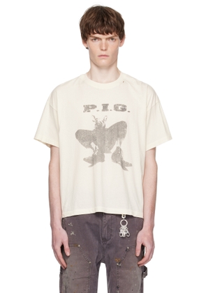 ROCKSTEADY Off-White 'Pig' T-shirt