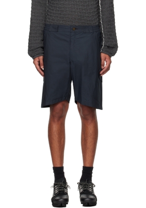 Robyn Lynch Black Ripstop Cotton Cargo Shorts