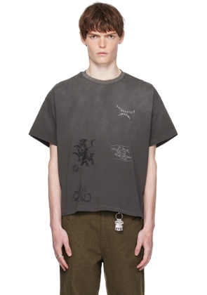 ROCKSTEADY Gray Hell Dictionary T-shirt