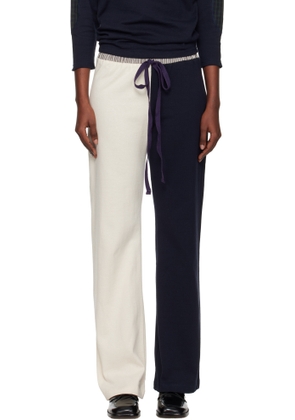 SC103 Navy & White Viola Lounge Pants