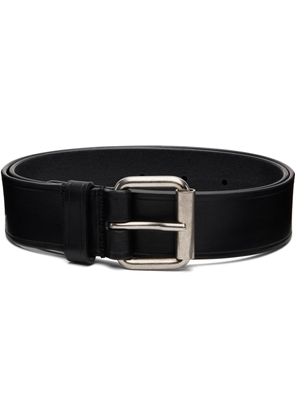 Dries Van Noten Black Leather Belt