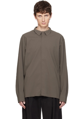 Veilance Taupe Metry Shirt