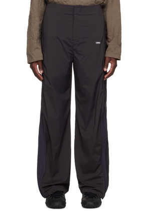 AMOMENTO Gray Side Vent Trousers