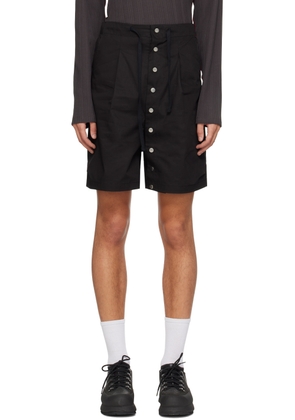 FFFPOSTALSERVICE Black Press-Stud Shorts