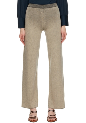 AERON Beige & Black Barney Lounge Pants