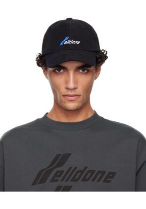 We11done Black WD Logo Cap