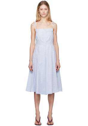 GUIZIO Blue Acadia Midi Dress
