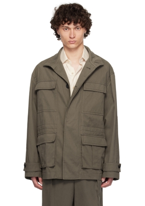 Ferragamo Taupe Saharan Jacket