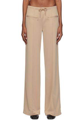 Courrèges Beige Interlock Lounge Pants