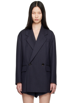 Bottega Veneta Navy Wool Blazer