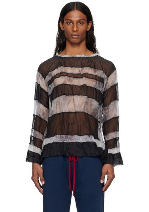 SC103 SSENSE Exclusive Black & Off-White Crypt Top