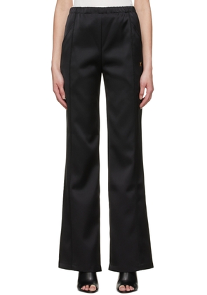 Atlein Black Polyester Trouseres