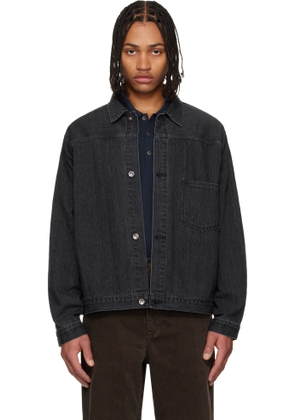 nanamica Gray Short Denim Jacket