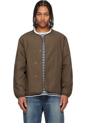 nanamica Black Reversible Down Cardigan