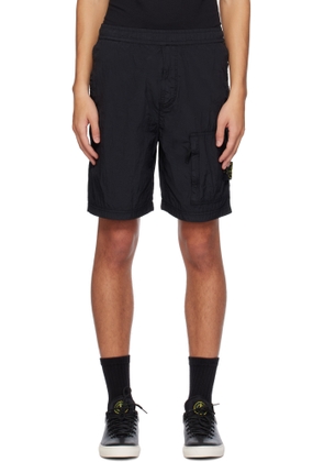 Stone Island Black L0219 Nylon Metal ECONYL Shorts