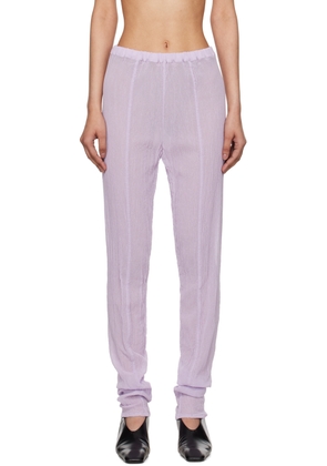 ISSEY MIYAKE Purple Karami Trousers