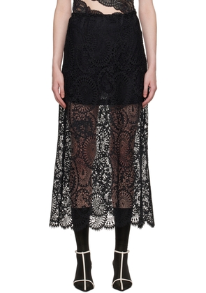 Beaufille SSENSE Exclusive Black Dion Midi Skirt