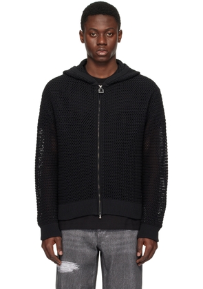 WOOYOUNGMI Black Hardware Hoodie