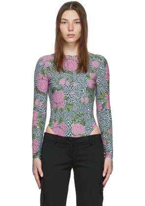 Maisie Wilen SSENSE Exclusive Multicolor Printed Bodysuit