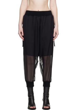 UNDERCOVER Black Sheer Trousers