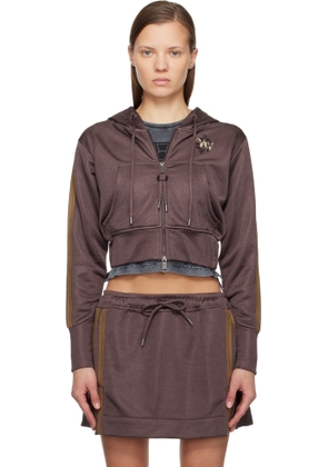 Vivienne Westwood Brown Striped Leo Hoodie