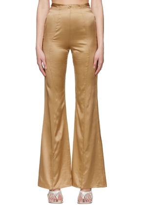 SUBSURFACE SSENSE Exclusive Gold Ribbon Trousers