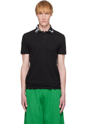 Lacoste Black Slim Fit Branded Polo