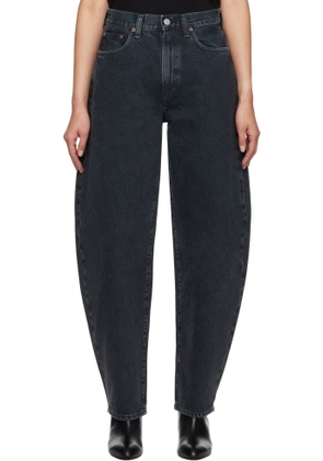 AGOLDE Black Balloon Jeans
