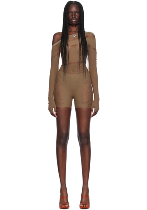 Poster Girl Brown Ivy Romper