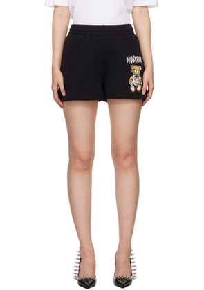 Moschino Black Archive Teddy Bear Shorts