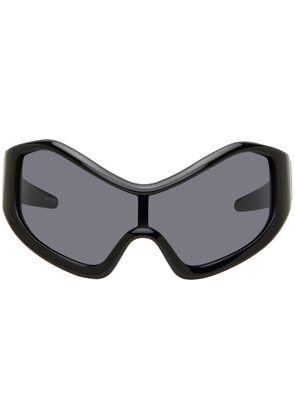 Entire Studios SSENSE Exclusive Black Compound Shield Sunglasses