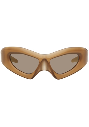 Entire Studios SSENSE Exclusive Brown Compound Performance Sunglasses