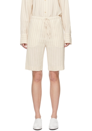 TOTEME Beige Relaxed Shorts