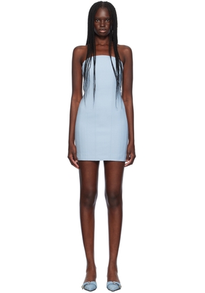 AMIRI Blue Bustier Minidress