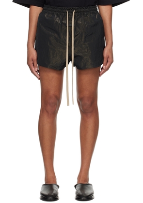 Fear of God Black Drawstring Shorts