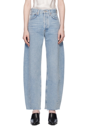 AGOLDE Blue Luna High Rise Pieced Jeans