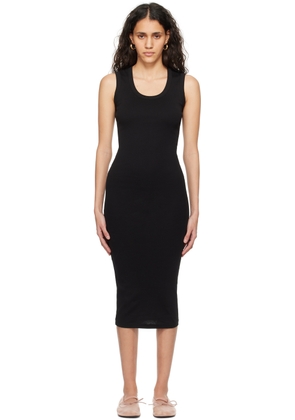 FLORE FLORE Black Joline Midi Dress