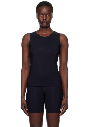 Jil Sander Black Nylon Tank Top