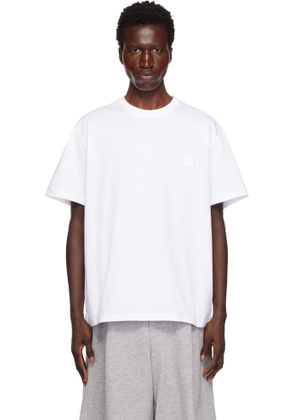 WOOYOUNGMI White Metallic Graphic T-shirt