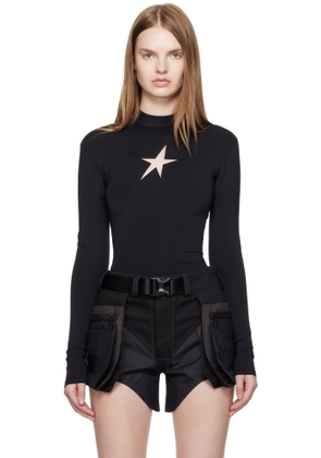 Mugler Black Star Top