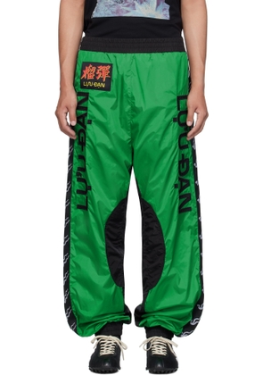 LU'U DAN Green L-D Track Pants