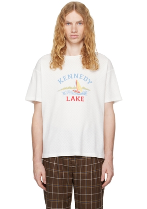 Bode White Kennedy Lake T-shirt