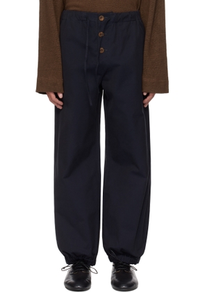 Aviva Jifei Xue Black Drawstring Lounge Pants