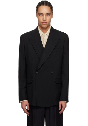 mfpen Black Double Breasted Blazer