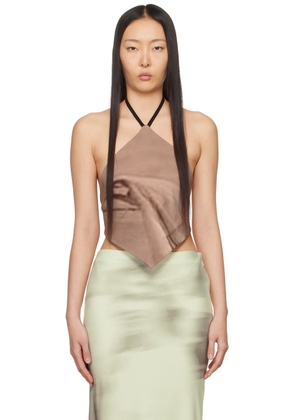 ELLISS SSENSE Exclusive Burgundy Tank Top