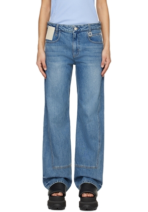 WOOYOUNGMI Indigo Straight Jeans