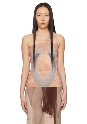 ELLISS SSENSE Exclusive Brown & Gray Reach Tank Top