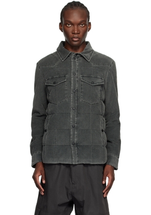 Moncler Grenoble Gray Gelt Down Jacket